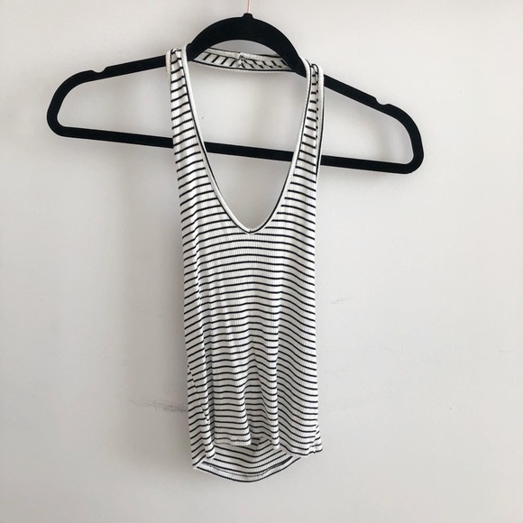 F21 Striped Halter - Picture 1 of 2